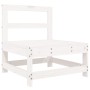 Gartensofa-Set 6-teilig aus massivem weißem Kiefernholz von vidaXL, Gartensets - Ref: Foro24-3250821, Preis: 409,49 €, Rabatt: %