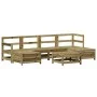 Juego de sofás de jardín 7 pzas madera de pino impregnada de vidaXL, Conjuntos de jardín - Ref: Foro24-3250991, Precio: 412,2...