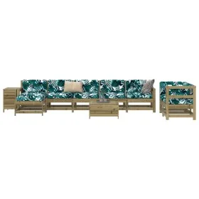 Garden sofa set 10 pieces impregnated pine wood by vidaXL, Garden sets - Ref: Foro24-3250655, Price: 592,07 €, Discount: %