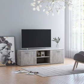 TV-Schrank aus betongrauem Sperrholz, 120 x 34 x 37 cm von vidaXL, TV-Möbel - Ref: Foro24-801165, Preis: 63,78 €, Rabatt: %