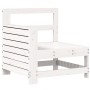 Gartensofa-Set 9-teilig aus massivem weißem Kiefernholz von vidaXL, Gartensets - Ref: Foro24-3250657, Preis: 608,17 €, Rabatt: %