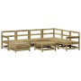 Gartensofa-Set 8-teilig aus imprägniertem Kiefernholz von vidaXL, Gartensets - Ref: Foro24-3250615, Preis: 472,63 €, Rabatt: %