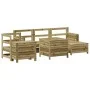 Juego de sofás de jardín 7 pzas madera de pino impregnada de vidaXL, Conjuntos de jardín - Ref: Foro24-3250511, Precio: 530,3...