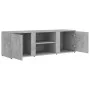 Concrete gray plywood TV cabinet 120x34x37 cm by vidaXL, TV Furniture - Ref: Foro24-801165, Price: 62,80 €, Discount: %
