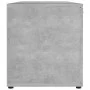 Concrete gray plywood TV cabinet 120x34x37 cm by vidaXL, TV Furniture - Ref: Foro24-801165, Price: 62,80 €, Discount: %