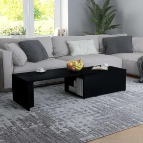 Couchtisch aus schwarzem Sperrholz, 150 x 50 x 35 cm von vidaXL, Couchtisch - Ref: Foro24-801338, Preis: 73,58 €, Rabatt: %
