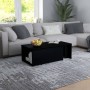 Mesa de centro madera contrachapada negro 150x50x35 cm de vidaXL, Mesas de centro - Ref: Foro24-801338, Precio: 69,27 €, Desc...
