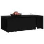 Mesa de centro madera contrachapada negro 150x50x35 cm de vidaXL, Mesas de centro - Ref: Foro24-801338, Precio: 73,45 €, Desc...