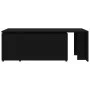 Couchtisch aus schwarzem Sperrholz, 150 x 50 x 35 cm von vidaXL, Couchtisch - Ref: Foro24-801338, Preis: 73,45 €, Rabatt: %