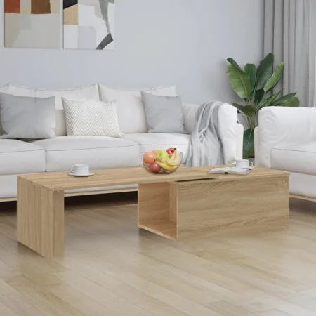 Oak-colored plywood coffee table 150x50x35 cm by vidaXL, Coffee table - Ref: Foro24-801340, Price: 54,90 €, Discount: %