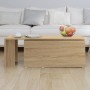 Couchtisch aus eichenfarbenem Sperrholz, 150 x 50 x 35 cm von vidaXL, Couchtisch - Ref: Foro24-801340, Preis: 56,27 €, Rabatt: %