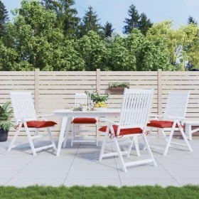 Gartenstuhlkissen 4 Stück Oxford-Stoff rot 40x40x7 cm von vidaXL, Kissen für Stühle und Sofas - Ref: Foro24-361469, Preis: 43...