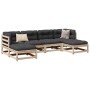 6-piece garden sofa set with solid pine wood cushions by vidaXL, Garden sets - Ref: Foro24-3295818, Price: 415,34 €, Discount: %