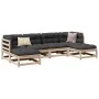6-piece garden sofa set with solid pine wood cushions by vidaXL, Garden sets - Ref: Foro24-3295818, Price: 502,14 €, Discount: %