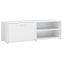 Hochglanzweißer TV-Schrank aus Sperrholz, 120 x 34 x 37 cm von vidaXL, TV-Möbel - Ref: Foro24-801158, Preis: 60,34 €, Rabatt: %