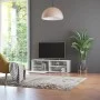 Mueble TV madera contrachapada blanco brillante 120x34x37 cm de vidaXL, Muebles TV - Ref: Foro24-801158, Precio: 59,48 €, Des...