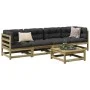 5-piece garden sofa set with impregnated pine wood cushions by vidaXL, Garden sets - Ref: Foro24-3299278, Price: 437,02 €, Di...