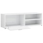 Hochglanzweißer TV-Schrank aus Sperrholz, 120 x 34 x 37 cm von vidaXL, TV-Möbel - Ref: Foro24-801158, Preis: 60,34 €, Rabatt: %