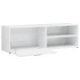 Mueble TV madera contrachapada blanco brillante 120x34x37 cm de vidaXL, Muebles TV - Ref: Foro24-801158, Precio: 59,48 €, Des...