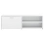 Hochglanzweißer TV-Schrank aus Sperrholz, 120 x 34 x 37 cm von vidaXL, TV-Möbel - Ref: Foro24-801158, Preis: 60,34 €, Rabatt: %
