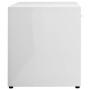 Hochglanzweißer TV-Schrank aus Sperrholz, 120 x 34 x 37 cm von vidaXL, TV-Möbel - Ref: Foro24-801158, Preis: 60,34 €, Rabatt: %