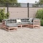 Garden sofa set 6 pieces solid Douglas fir wood by vidaXL, Garden sets - Ref: Foro24-3299521, Price: 331,10 €, Discount: %