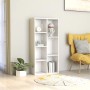 Regal aus glänzend weißem Sperrholz, 50 x 25 x 106 cm von vidaXL, Bücherregale und Regale - Ref: Foro24-801113, Preis: 67,65 ...
