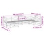Gartensofa-Set 6-teilig aus massivem Douglasienholz von vidaXL, Gartensets - Ref: Foro24-3299521, Preis: 335,32 €, Rabatt: %