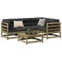 5-piece garden sofa set with impregnated pine wood cushions by vidaXL, Garden sets - Ref: Foro24-3299426, Price: 453,34 €, Di...