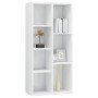 Regal aus glänzend weißem Sperrholz, 50 x 25 x 106 cm von vidaXL, Bücherregale und Regale - Ref: Foro24-801113, Preis: 67,65 ...