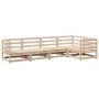 Gartensofa-Set 5-teilig aus massivem Kiefernholz von vidaXL, Gartensets - Ref: Foro24-3299430, Preis: 294,36 €, Rabatt: %