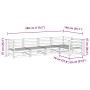 Garden sofa set 5 pieces solid Douglas fir wood by vidaXL, Garden sets - Ref: Foro24-3299432, Price: 290,99 €, Discount: %