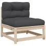 6-piece garden sofa set with solid pine wood cushions by vidaXL, Garden sets - Ref: Foro24-3299445, Price: 516,42 €, Discount: %