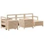 Garden sofa set 7 pieces solid pine wood by vidaXL, Garden sets - Ref: Foro24-3250532, Price: 462,72 €, Discount: %