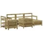 Garden sofa set 7 pieces impregnated pine wood by vidaXL, Garden sets - Ref: Foro24-3250539, Price: 473,42 €, Discount: %