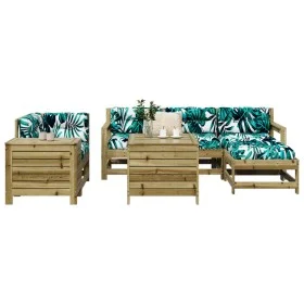Garden sofa set 7 pieces impregnated pine wood by vidaXL, Garden sets - Ref: Foro24-3250547, Price: 447,10 €, Discount: %
