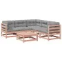 Set de sofás jardín 6 pzas con cojines madera abeto Douglas de vidaXL, Conjuntos de jardín - Ref: Foro24-3299447, Precio: 529...