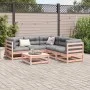 Set de sofás jardín 6 pzas con cojines madera abeto Douglas de vidaXL, Conjuntos de jardín - Ref: Foro24-3299447, Precio: 529...