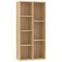 Regal aus Sonoma-Eichensperrholz, 50 x 25 x 106 cm von vidaXL, Bücherregale und Regale - Ref: Foro24-801110, Preis: 63,65 €, ...