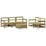 Garden sofa set 6 pieces impregnated pine wood by vidaXL, Garden sets - Ref: Foro24-3250823, Price: 360,04 €, Discount: %
