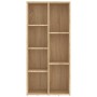 Regal aus Sonoma-Eichensperrholz, 50 x 25 x 106 cm von vidaXL, Bücherregale und Regale - Ref: Foro24-801110, Preis: 63,65 €, ...