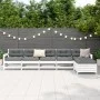 Garden sofa set 6 pieces solid white pine wood by vidaXL, Garden sets - Ref: Foro24-3250861, Price: 390,13 €, Discount: %
