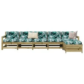Garden sofa set 6 pieces impregnated pine wood by vidaXL, Garden sets - Ref: Foro24-3250863, Price: 341,68 €, Discount: %