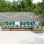 Gartensofa-Set 6-teilig aus imprägniertem Kiefernholz von vidaXL, Gartensets - Ref: Foro24-3250863, Preis: 341,68 €, Rabatt: %
