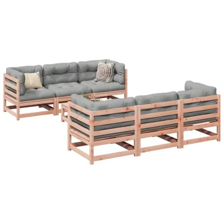 Garden sofa set 7 pieces solid Douglas fir wood by vidaXL, Garden sets - Ref: Foro24-3299299, Price: 392,08 €, Discount: %