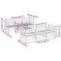 Garden sofa set 7 pieces solid Douglas fir wood by vidaXL, Garden sets - Ref: Foro24-3299299, Price: 392,08 €, Discount: %