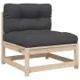 7-piece garden sofa set with solid pine wood cushions by vidaXL, Garden sets - Ref: Foro24-3299301, Price: 640,85 €, Discount: %