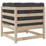 7-piece garden sofa set with solid pine wood cushions by vidaXL, Garden sets - Ref: Foro24-3299301, Price: 640,85 €, Discount: %