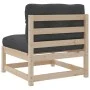 7-piece garden sofa set with solid pine wood cushions by vidaXL, Garden sets - Ref: Foro24-3299301, Price: 640,85 €, Discount: %