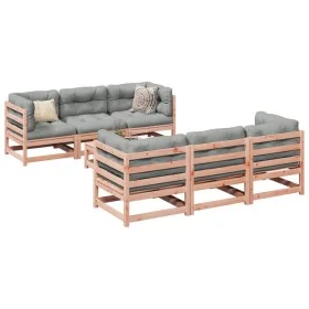 7-piece garden sofa set with Douglas fir wood cushions by vidaXL, Garden sets - Ref: Foro24-3299303, Price: 662,10 €, Discoun...